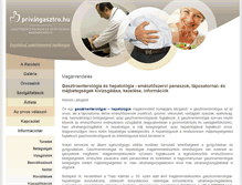 Tablet Screenshot of privatgasztro.hu